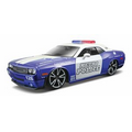 7"x2-1/2"x3" 2008 Dodge Challenger Police All Star Series Die Cast Replica